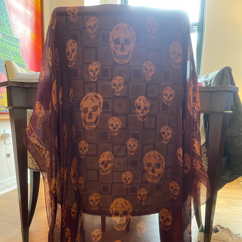 Authentic Alexander McQueen Silk Scarf